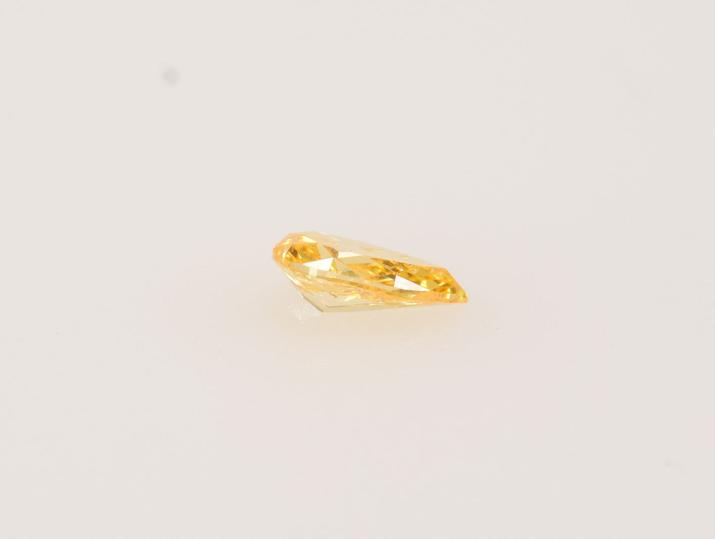 0,19 ct, Fancy Intense Yellowish Orange, I1, Pear, GIA Certified