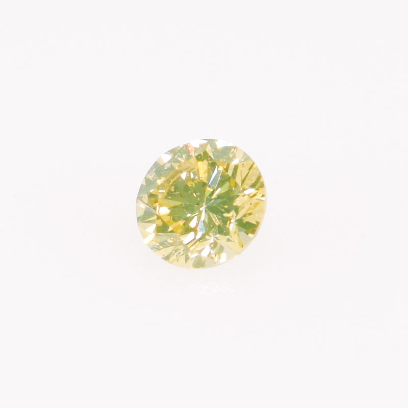0,12 ct, Fancy Yellow, SI1, Round, Not Certified*