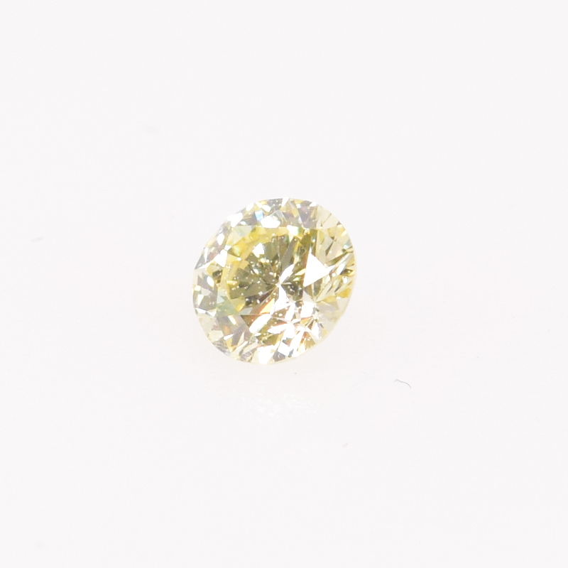 0,10 ct, Fancy Yellow, VS, Round, Not Certified*