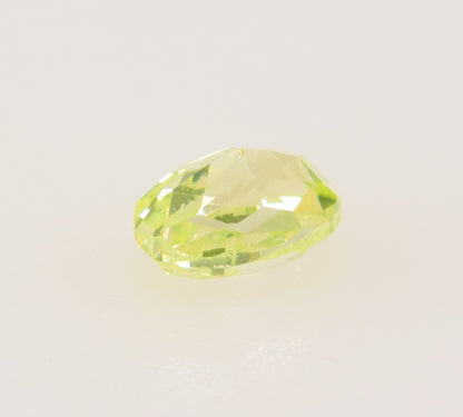 0,25 ct, Fancy Intense Green Yellow, I2, Oval, GIA Certified