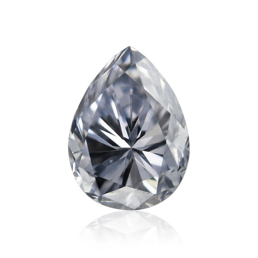 0,20 ct, Fancy Gray Blue, VS2, Pear, GIA Certified