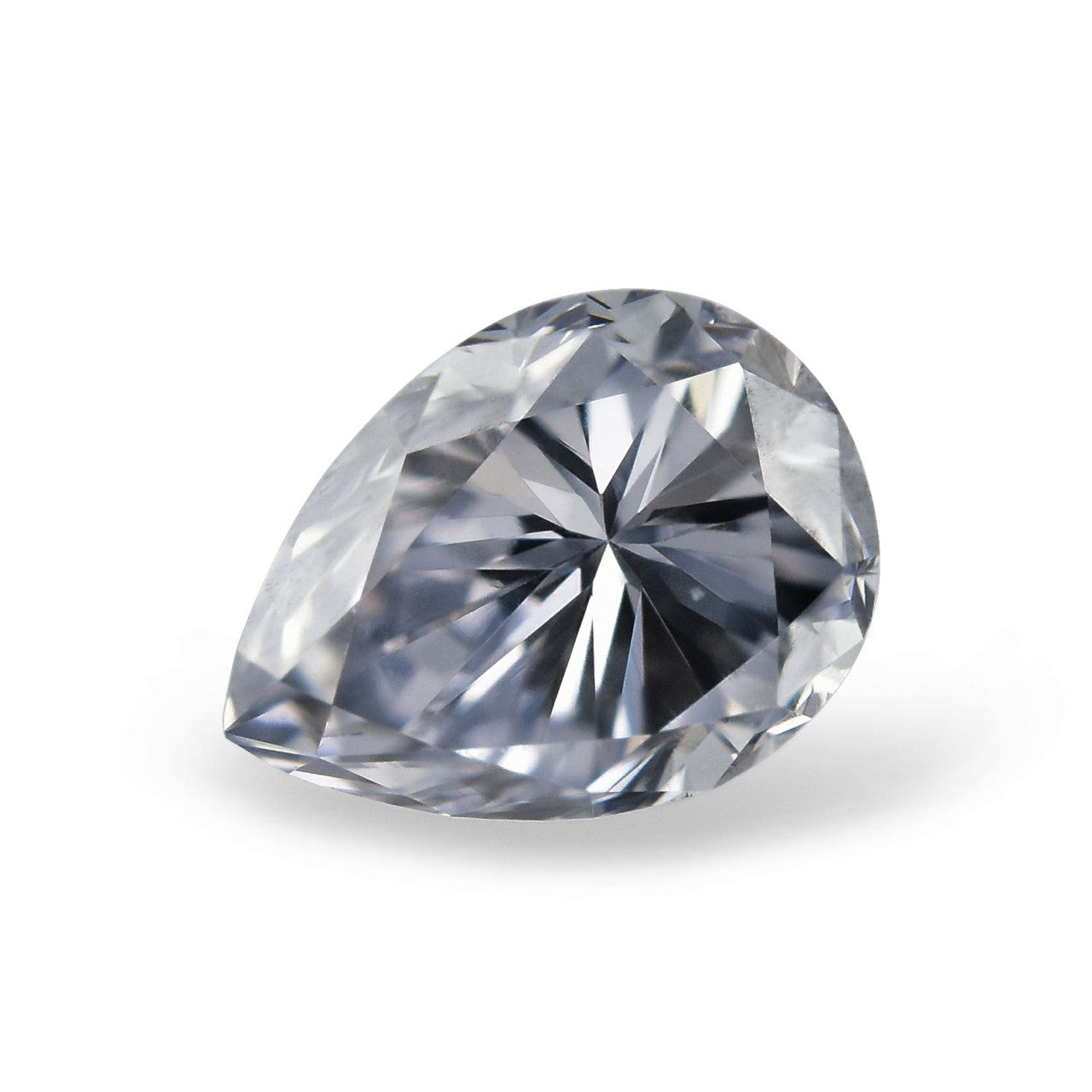 0,20 ct, Fancy Gray Blue, VS2, Pear, GIA Certified