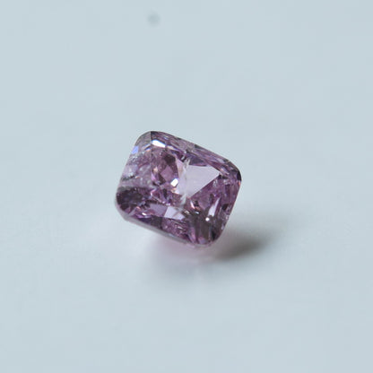 0,18 ct, Fancy Intense Pink-Purple, I2, Cushion, GIA Certified