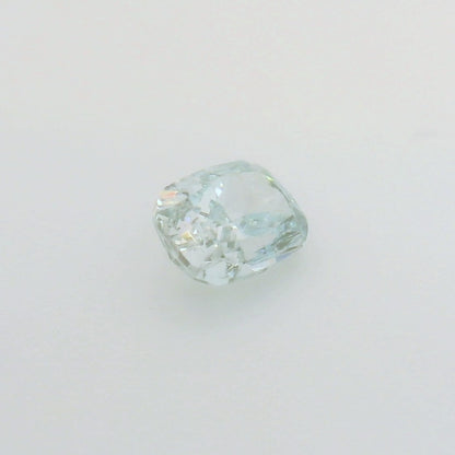 0,17 ct, Fancy Blue Green, SI1, Cushion, GIA Certified