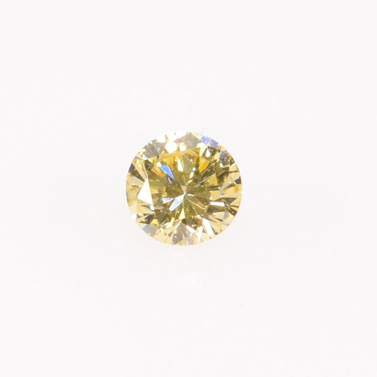 0,10 ct, Fancy Yellow, VS, Round, Not Certified*