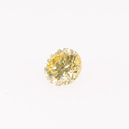 0,10 ct, Fancy Yellow, VS, Round, Not Certified*