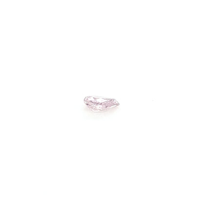0,08 ct, Fancy Light Pink, I1, Pear, GIA Certified
