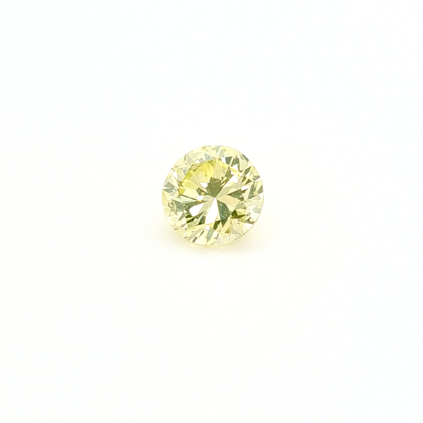 1,47 ct, Fancy Green-Yellow, SI2, Round, GIA Certified