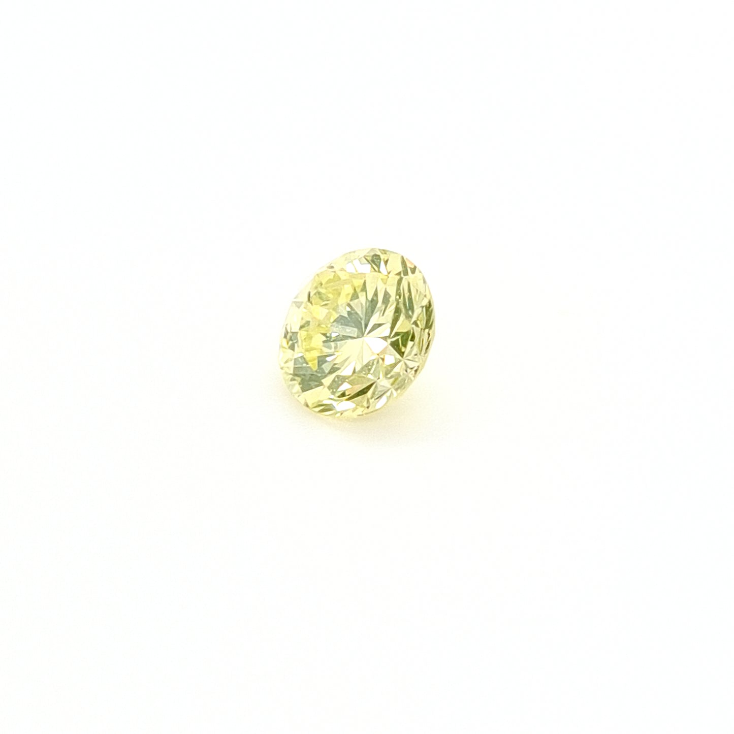 1,47 ct, Fancy Green-Yellow, SI2, Round, GIA Certified