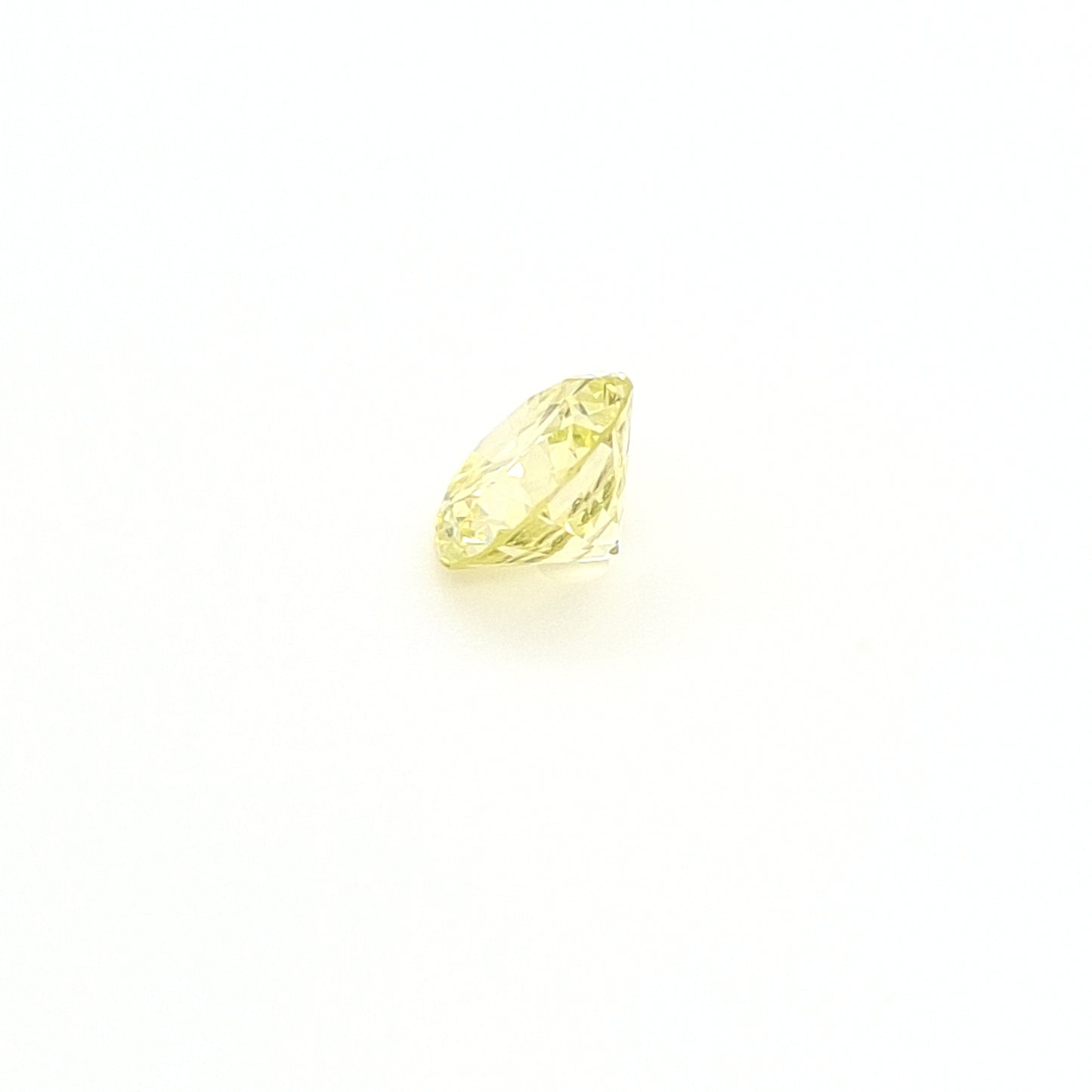 1,47 ct, Fancy Green-Yellow, SI2, Round, GIA Certified