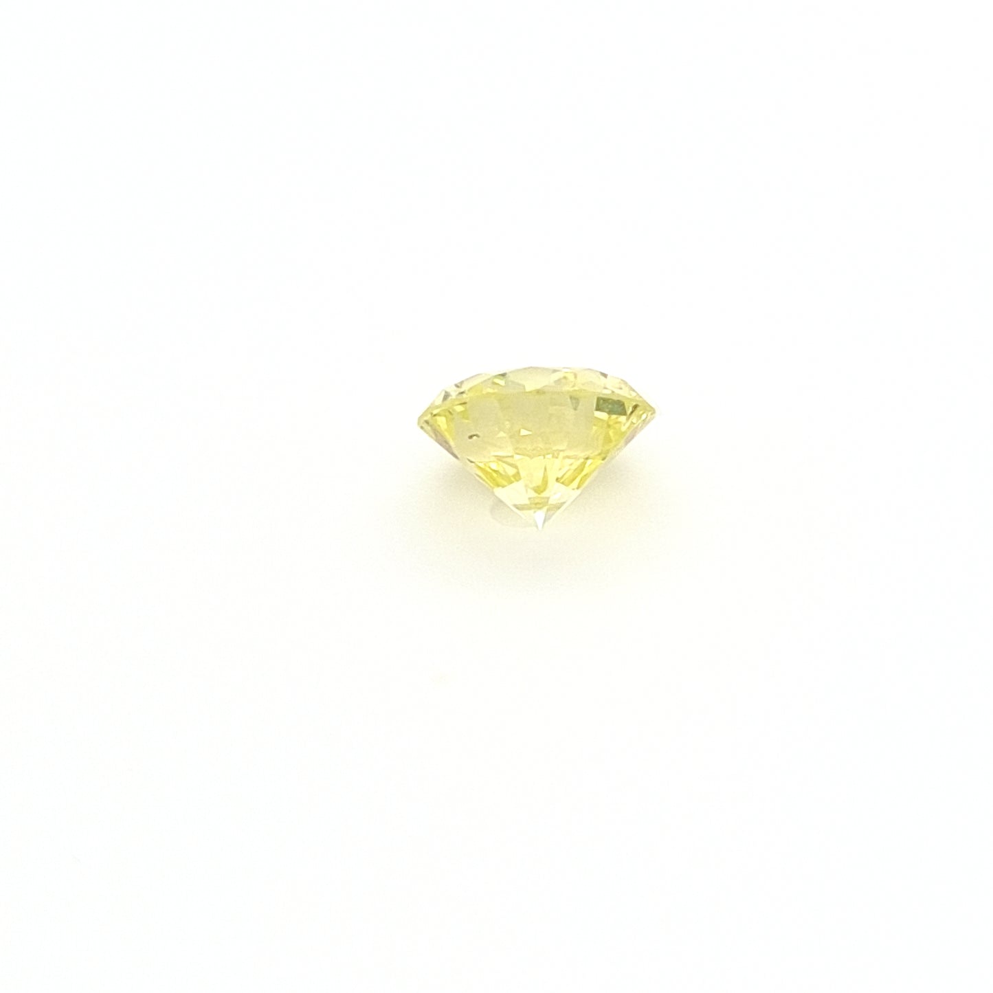 1,47 ct, Fancy Green-Yellow, SI2, Round, GIA Certified