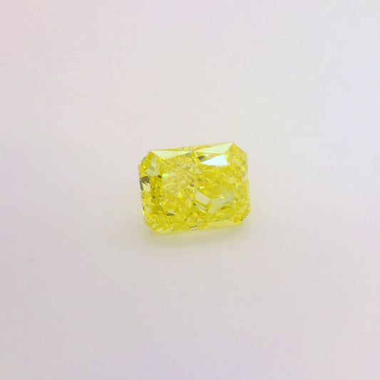 1,08 ct, Fancy Vivid Yellow, VVS1, Radiant, GIA Certified
