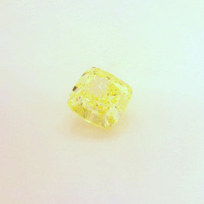 1,25 ct, Fancy Yellow, IF, Cushion, GIA Certified