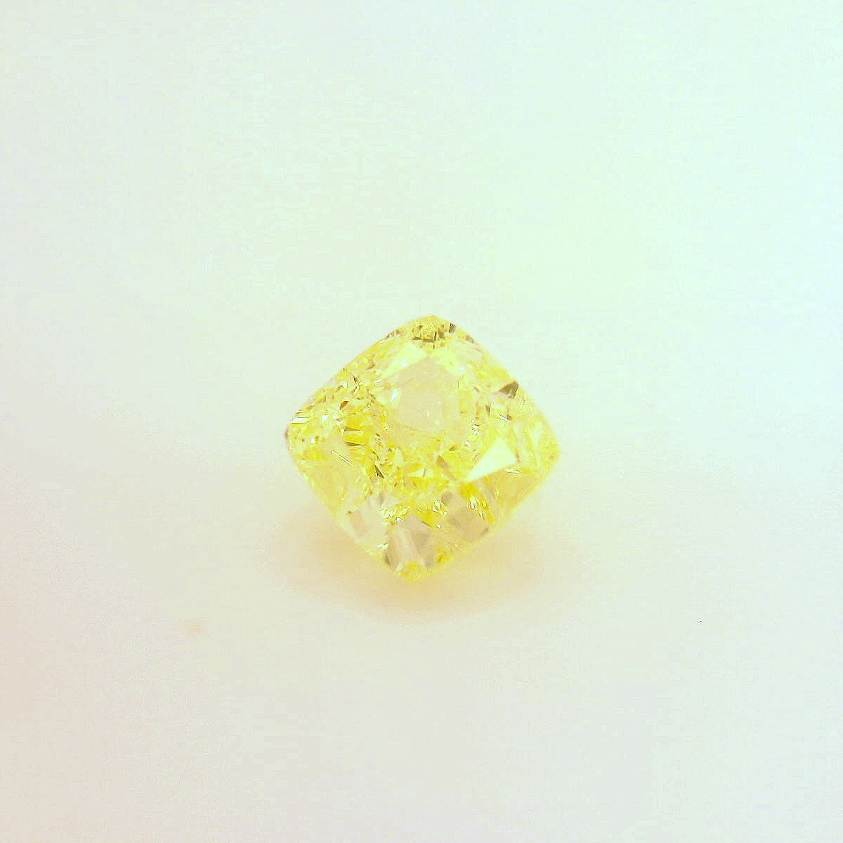 1,25 ct, Fancy Yellow, IF, Cushion, GIA Certified