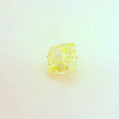 1,25 ct, Fancy Yellow, IF, Cushion, GIA Certified