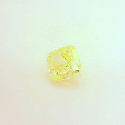1,25 ct, Fancy Yellow, IF, Cushion, GIA Certified