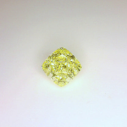 1,25 ct, Fancy Yellow, IF, Cushion, GIA Certified