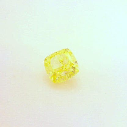 1,04 ct, Fancy Intense Yellow, IF, Cushion, GIA Certified