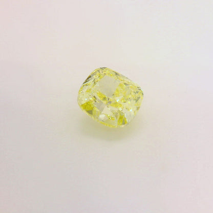 1,15 ct, Fancy Yellow, IF, Cushion, GIA Certified