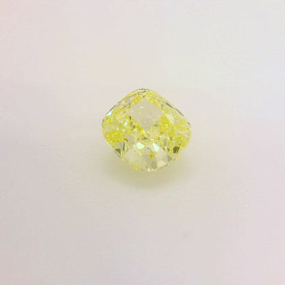 1,15 ct, Fancy Yellow, IF, Cushion, GIA Certified