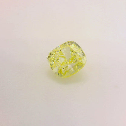 1,15 ct, Fancy Yellow, IF, Cushion, GIA Certified