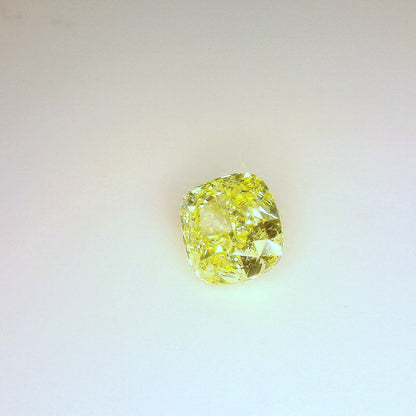 1,15 ct, Fancy Yellow, IF, Cushion, GIA Certified