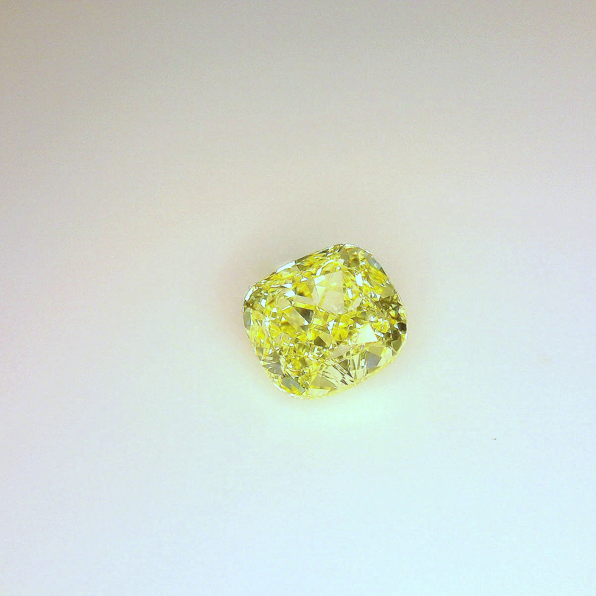 1,15 ct, Fancy Yellow, IF, Cushion, GIA Certified