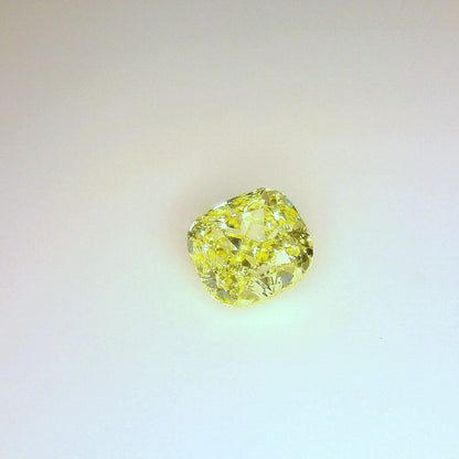 1,15 ct, Fancy Yellow, IF, Cushion, GIA Certified