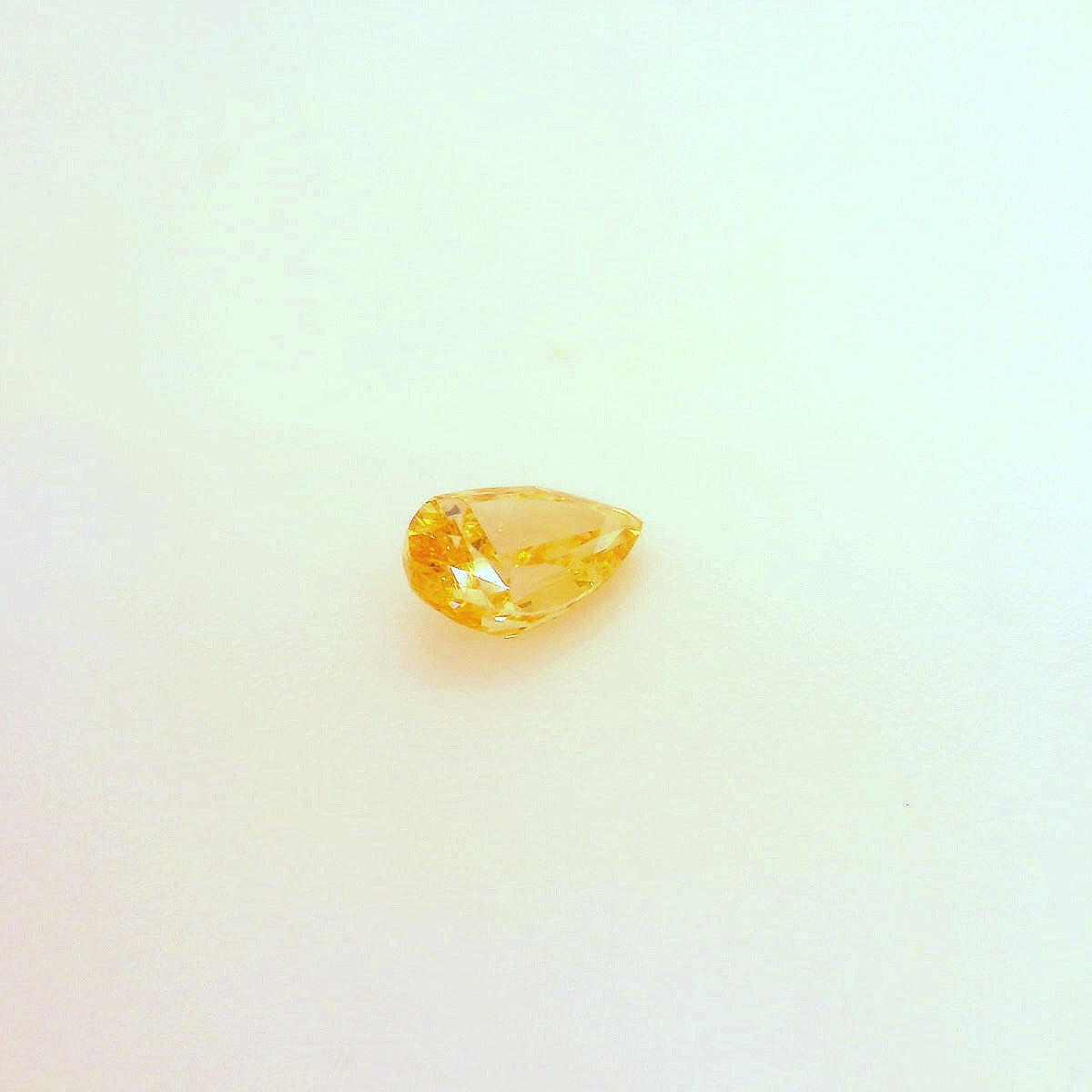 0,31 ct, Fancy Intense Yellowish Orange, VS1, Pear, GIA Certified