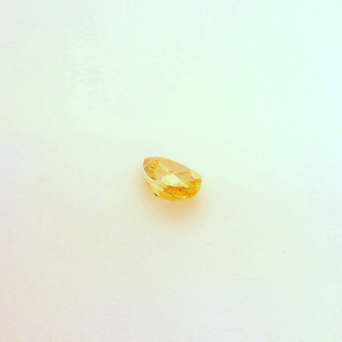 0,31 ct, Fancy Intense Yellowish Orange, VS1, Pear, GIA Certified