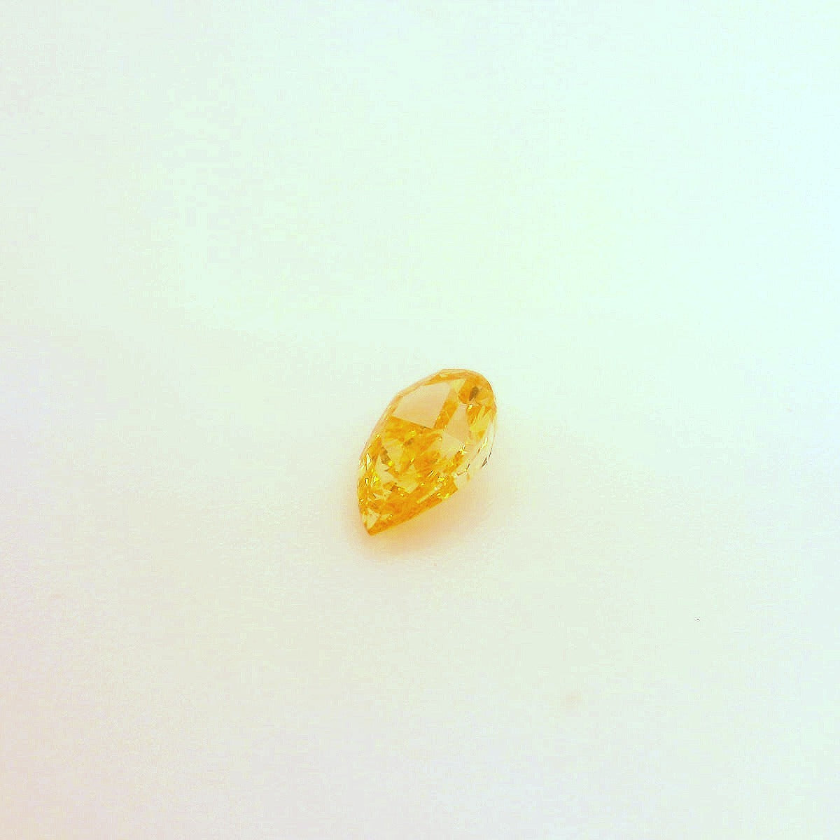 0,31 ct, Fancy Intense Yellowish Orange, VS1, Pear, GIA Certified