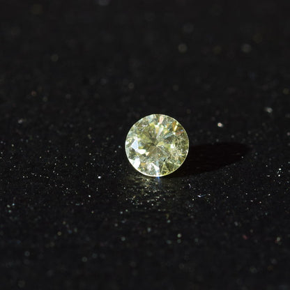 0,22 ct, Fancy Green-Yellow, I1, Round, Not Certified*