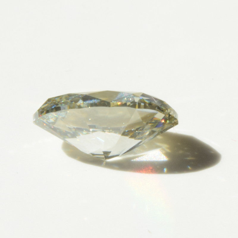 1,04 ct, Fancy Grayish Yellowish Green, VS2, Oval, GIA Certified