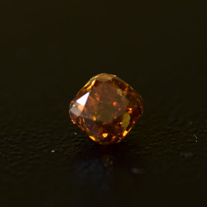 0,29 ct, Fancy Deep Yellowish Orange, I1, Radiant, IGI Certified