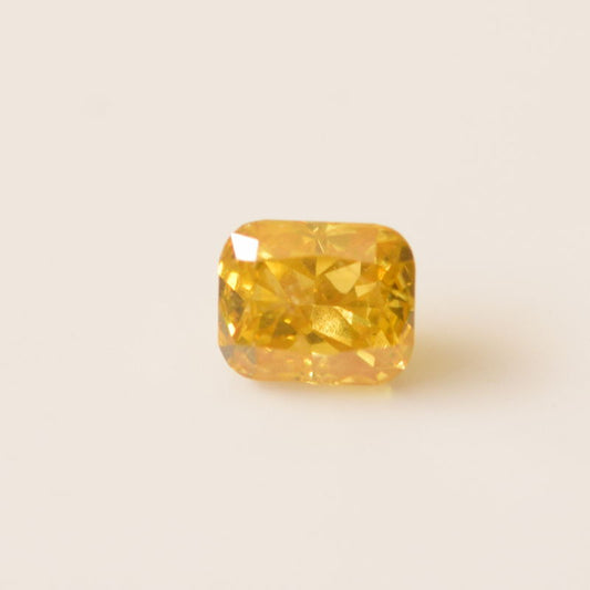 0,12 ct, Fancy Deep Yellow, I1, Radiant, IGI Certified