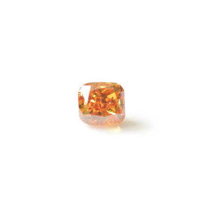 0,17 ct, Fancy Deep Orange, VS1, Cushion, IGI Certified