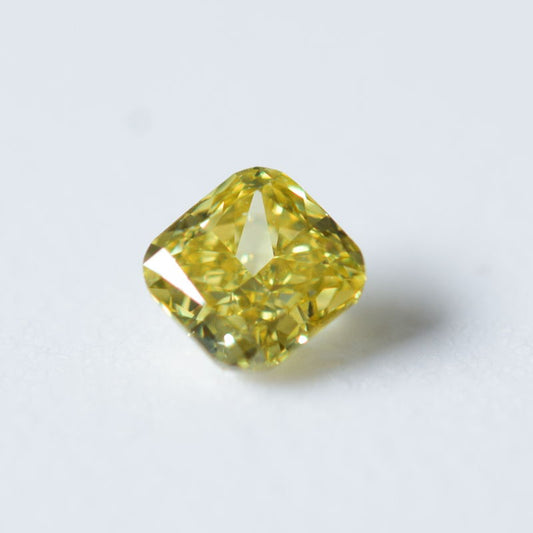 0,23 ct, Fancy Deep Brownish Greenish Yellow, SI1, Radiant, GIA Certified
