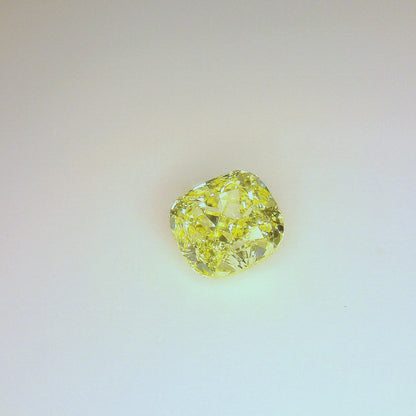 1,15 ct, Fancy Yellow, IF, Cushion, GIA Certified