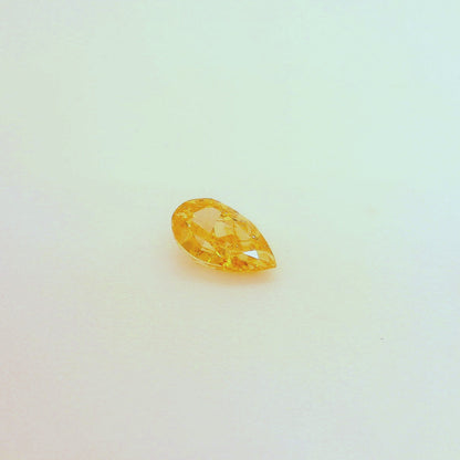 0,31 ct, Fancy Intense Yellowish Orange, VS1, Pear, GIA Certified