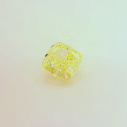 1,25 ct, Fancy Yellow, IF, Cushion, GIA Certified