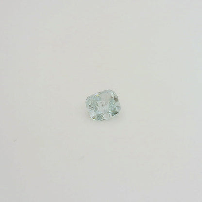 0,12 ct, Fancy Blue Green Diamond, VS1, Cushion, GIA Certified