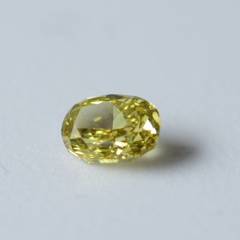 0,2 ct, Fancy Deep Brownish Greenish Yellow, SI1, Oval, GIA Certified