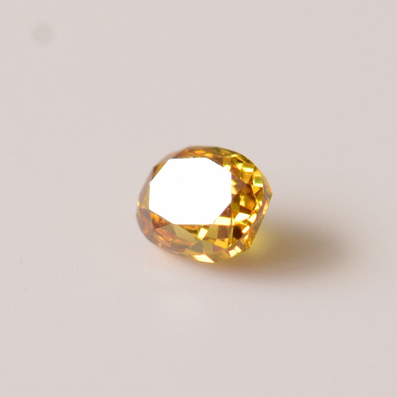 0,11 ct, Fancy Deep Orangy Yellow, SI2, Oval, IGI Certified