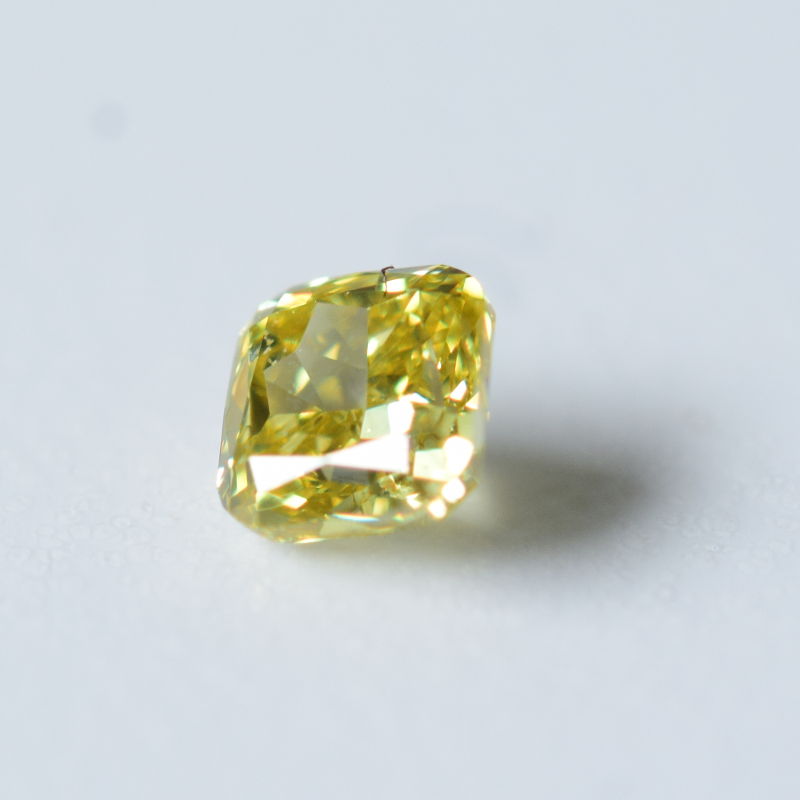 0,23 ct, Fancy Deep Brownish Greenish Yellow, SI1, Radiant, GIA Certified