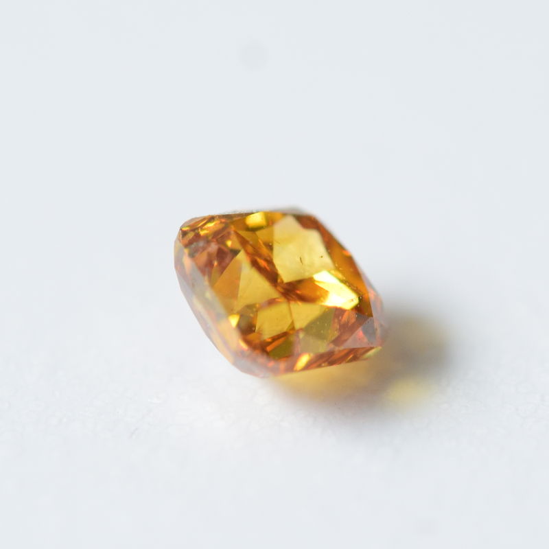 0,22 ct, Fancy Deep Yellow-Orange, SI1, Radiant, GIA Certified