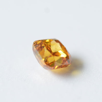 0,22 ct, Fancy Deep Yellow-Orange, SI1, Radiant, GIA Certified