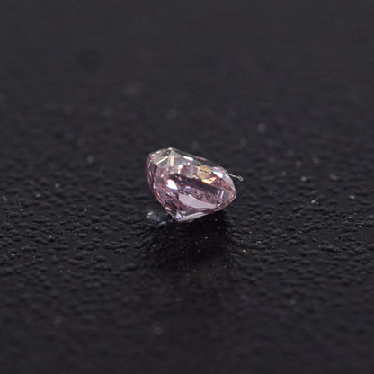 0,18 ct, Fancy Light Greyish Pink, SI2, Radiant, IGI Certified