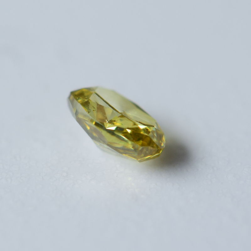 0,2 ct, Fancy Deep Brownish Greenish Yellow, SI1, Oval, GIA Certified