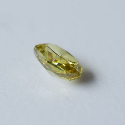 0,2 ct, Fancy Deep Brownish Greenish Yellow, SI1, Oval, GIA Certified