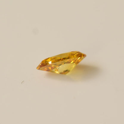 0,13 ct, Fancy Deep Orange-Yellow, I1, Marquise, IGI Certified